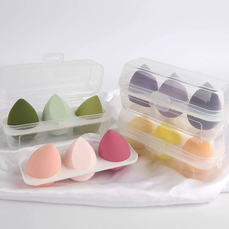 Makeup Sponge 3pcs ຊຸດພ້ອມກ່ອງ